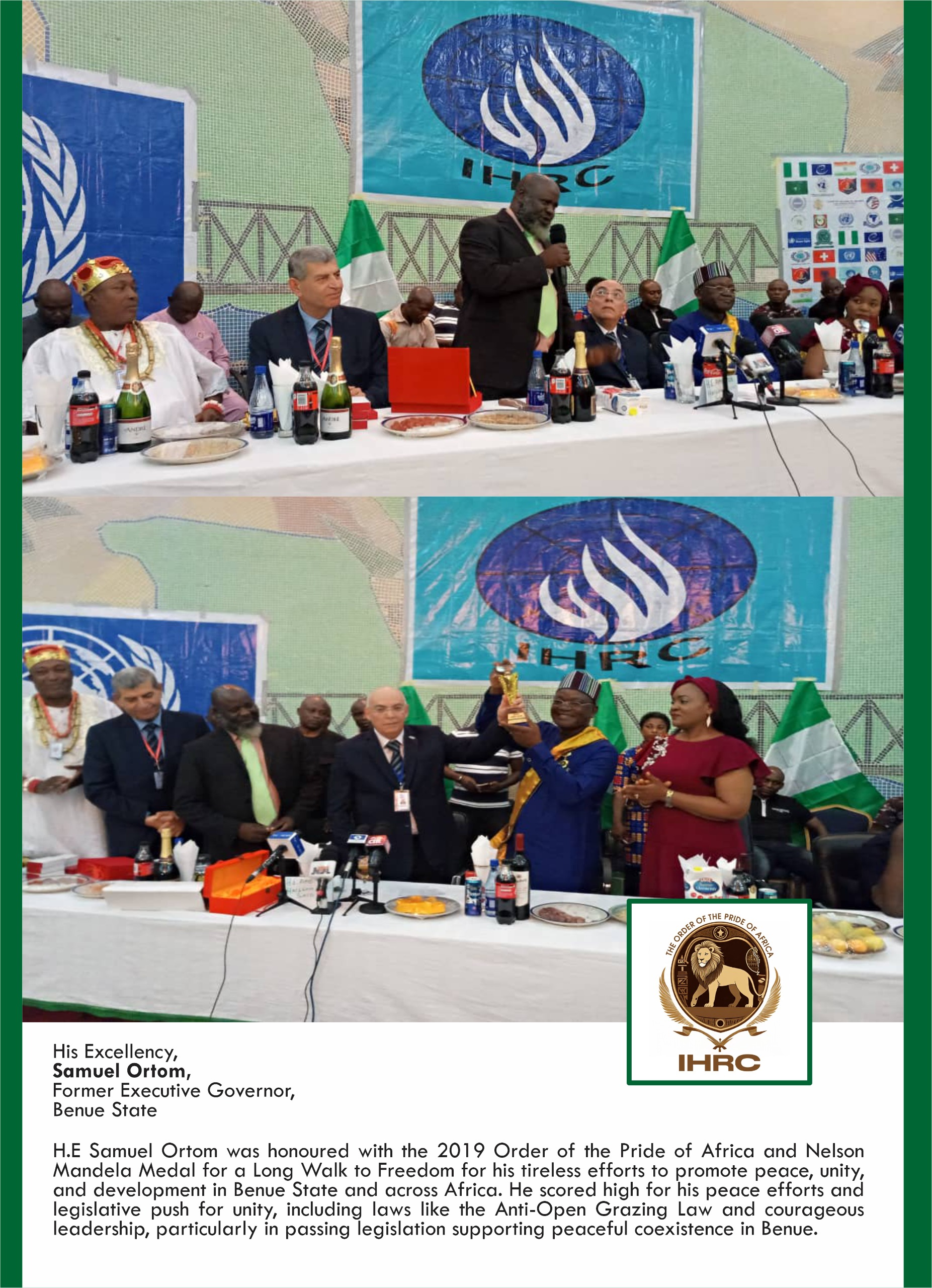 Pride of Africa & Mandela Medal